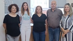 Επίσκεψη της Μαρίας Δαφέρμου στην Ομοσπονδία Τριτέκνων Χανίων