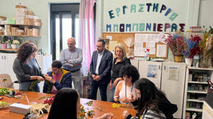 Στο Κέντρο Ειδικών Παιδιών «Ζωοδόχος Πηγή», ο Φραγκίσκος Παρασύρης