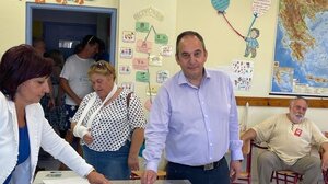 Στη Σητεία ψήφισε ο Γιάννης Πλακιωτάκης - Το μήνυμά του