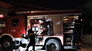 Μάχη με τις φλόγες στην Λιβαδειά 