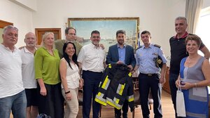 Γενναιόδωρη προσφορά από την Γερμανία στην Πυροσβεστική Υπηρεσία Χανίων