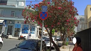 Δύο θέσεις στάθμευσης και δύο ταμπέλες που "ξέμειναν"