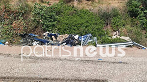 Θρήνος στην Ηλεία για τον πατέρα και τη 12χρονη κόρη του που χάθηκαν στο τροχαίο στη Μεσσηνία