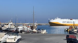 Στο λιμάνι του Ηρακλείου το πλοίο του ομίλου Grimaldi 