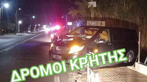 Νέο τροχαίο στα Χανιά: Στο νοσοκομείο οδηγός μηχανής 