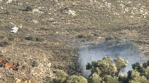 Σε ύφεση η φωτιά στο Ρέθυμνο 