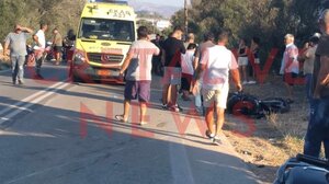 Σοβαρό τροχαίο με τρεις τραυματίες στον δρόμο Φαιστός - Αγία Γαλήνη (δείτε φωτογραφίες)