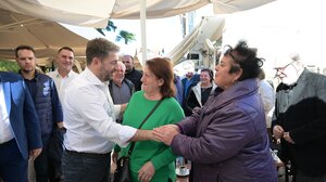 Θερμή υποδοχή Ανδρουλάκη στα Κουφάλια