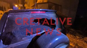 Γης μαδιάμ σε κεντρικό δρόμο του Ηρακλείου - Άγνωστος τα έσπασε όλα στο πέρασμα του!