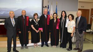 Αναγορεύτηκε ο Michael F. Collins σε Επίτιμο Διδάκτορα της Ιατρικής Σχολής του Πανεπιστημίου Κρήτης