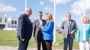 Επίσκεψη της Ζωής Ράπτη και του Τάσου Γαϊτάνη στο ΙΤΕ - Φωτογραφίες