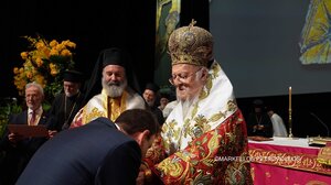 Ο Οικουμενικός Πατριάρχης χειροθέτησε Άρχοντες Οφφικιαλίους του Τάγματος «Σωτήρος Χριστού»