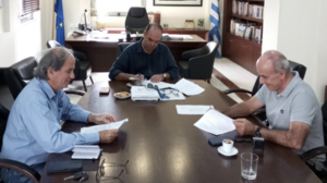 Έπεσαν οι υπογραφές σύμβασης για την κατασκευή λιμνοδεξαμενής Μονής Επανωσήφη και διυλιστηρίου 