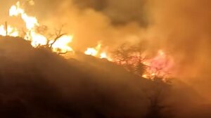 Σε ύφεση η φωτιά στο Ορεινό