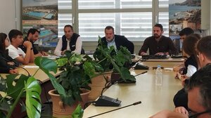 Συνάντηση Κεγκέρογλου με τη Σχολική Κοινότητα του Γυμνασίου Αρκαλοχωρίου 