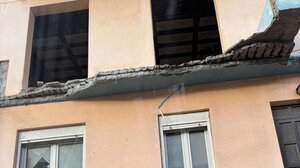 Ρέθυμνο: Κατέρρευσε τμήμα μπαλκονιού