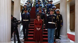 Τα πρωτοχρονιάτικα κάλαντα στο Προεδρικό Μέγαρο άκουσε η Κατερίνα Σακελλαροπούλου