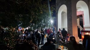 Φωταγωγήθηκε το χριστουγεννιάτικο δέντρο στο Δήμο Βιάννου