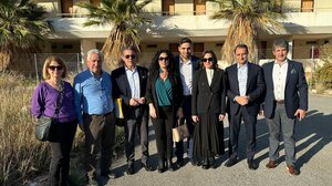 Στην εγκαταλειμμένη πρώην Σχολή Τουριστικών Επαγγελμάτων η Όλγα Κεφαλογιάννη 