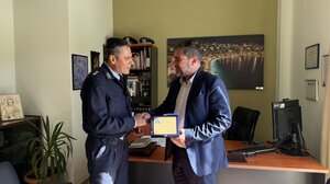 Επίσκεψη Αντιπεριφερειάρχη Λασιθίου στο Αστυνομικό Τμήμα Σητείας