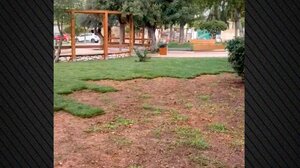 Ελληνικό: Έκλεψαν... γκαζόν από παιδική χαρά!