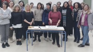 Έκοψαν την βασιλόπιτα τους οι καθηγητές Γερμανικών Ηρακλείου