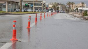 Τα κολωνάκια στην παραλιακή του Ηρακλείου και η κυκλοφορία