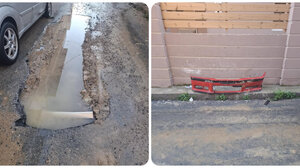 Έπεσε με το αυτοκίνητό της σε λακκούβα που είχε ανοίξει η ΔΕΥΑΗ