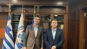 Συνάντηση Αλ. Μαρκογιαννάκη με Μιχ. Χρυσοχοΐδη για οδική ασφάλεια, αδεσποτία και ενίσχυση της Αστυνομίας στα Χανιά 