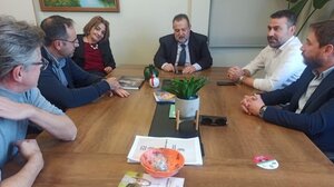 Συνάντηση με τον Δήμαρχο Μινώα Πεδιάδας είχε κλιμάκιο της Ν.Ε. Ηρακλείου του ΠΑΣΟΚ 