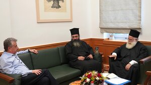 Συνάντηση Περιφερειάρχη Κρήτης με τον Σεβασμιότατο Μητροπολίτη Ιεραπύτνης Σητείας