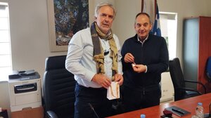 Εθιμοτυπική επίσκεψη Πλακιωτάκη στον δήμαρχο Σητείας