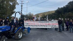 Χανιά: "Όλοι στο μπλόκο στα Μεγάλα Χωράφια" - Συνεχίζονται οι κινητοποιήσεις των αγροτοκτηνοτρόφων
