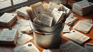 Ο κουβάς με τα έγγραφα και τα "γκάζια" της ... ψηφιακής Κρήτης