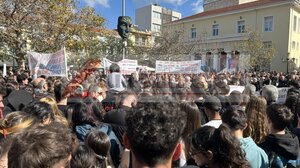 Πύργος: Πρωτοφανής συγκέντρωση για τα Τέμπη