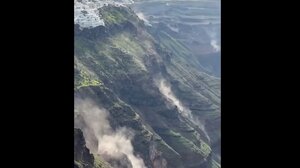 Σεισμοί στη Σαντορίνη: Κατολισθήσεις μετά τις συνεχείς δονήσεις