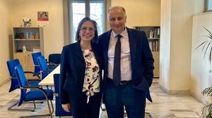 Στο ΥΠΕΣ η Μαρία Κοζυράκη - Ποια θέματα συζητήθηκαν