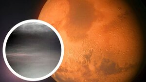 Μυστηριώδες έγχρωμο νέφος στον ουρανό του Άρη