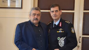 Συνάντηση με τον Νίκο Καλογερή είχε ο νέος Αστυνομικός Διευθυντής Χανίων