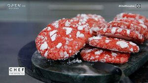 Πανεύκολη συνταγή για red velvet cookies