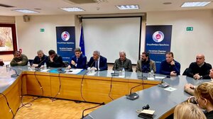 Συνάντηση για την πορεία των αθλητικών έργων στο Ν. Ηρακλείου