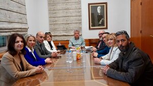 Συνάντηση Περιφερειάρχη με το Δ.Σ. του 5ου Περιφερειακού Τμήματος Κρήτης της Ένωσης Νοσηλευτών Ελλάδος 
