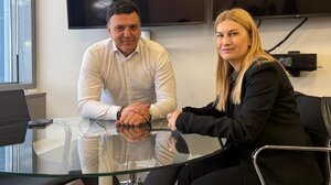 Συνάντηση Σέβης Βολουδάκη με τον Βασίλη Κικίλια