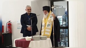 Συγκίνηση για τον Ν.Ταβερναράκη στην κοπή της τελευταίας του πίτας ως πρόεδρος