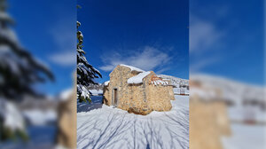 Λευκό πέπλο χιονιού σκέπασε το Οροπέδιο στο Λιμνάκαρο - Βίντεο & φωτογραφίες