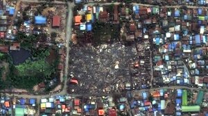 Σεισμός στη Μιανμάρ: Εξαφανίστηκαν ολόκληρες γειτονιές - Εικόνες από δορυφόρο