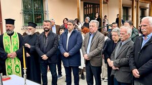 Στα εγκαίνια της Έκθεσης Λαϊκών Καλλιτεχνών Γέργερης «Γιώργος Καψάλης» ο Λ. Αυγενάκης