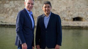 Ένας φίλος της Κρήτης από τα παλιά, στο ελληνοαμερικανικό συνέδριο! 