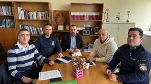 Με τους αστυνομικούς του Ηρακλείου συναντήθηκε ο Φραγκίσκος Παρασύρης