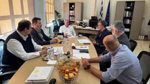 Συνάντηση Καλοκαιρινού με τον Πρύτανη του ΕΛΜΕΠΑ